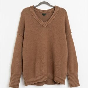 Wild Fable Brown V-Neck Sweater